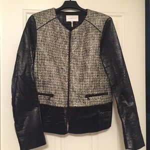 Sandro Vedette Coated Jacket Size US 10-12 (FR 40)